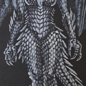 Marque-page illustré The Dragoness par Nuances de Louve